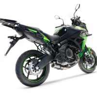 GPR pot echappement compatible avec  Kawasaki Versys 650 2023-2024, M3 Poppy , Silencieux homologué pour bruit, échappement complet avec catalyseur et db killer 