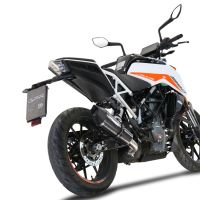 GPR pot echappement compatible avec  Ktm Duke 250 2021-2023, GP Evo4 Poppy, Échappement légal, homologué,silencieux avec db killer amovible et tuyau de liaison spécifique 