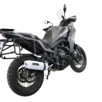 GPR pot echappement compatible avec  Moto Morini X-CAPE 650 2021-2024, Albus Evo4, Pot échappement homologué et légal, silencieux avec mi-collecteur, db killer amovible et catalyseur 