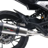 GPR pot echappement compatible avec  Moto Morini Seiemmezzo Str 2022-2024, GP Evo4 Titanium, Pot échappement homologué et légal, silencieux avec mi-collecteur, db killer amovible et catalyseur 