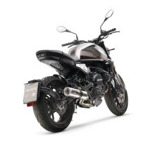 GPR pot echappement compatible avec  Moto Morini Seiemmezzo Str 2022-2024, M3 Inox , Pot échappement homologué et légal, silencieux avec mi-collecteur, db killer amovible et catalyseur 