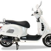 GPR pot echappement compatible avec  Piaggio Vespa Gts 250 I.E. 2005-2015, Evo4 Road, Pot d'échappement complet racing, compris de collecteur et db killer amovible, sans homologation 