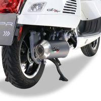 GPR pot echappement compatible avec  Piaggio Vespa Gts 250 I.E. 2005-2015, Evo4 Road, Pot d'échappement complet racing, compris de collecteur et db killer amovible, sans homologation 