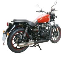 GPR pot echappement compatible avec  Royal Enfield Meteor 350 2021-2023, Ultracone, Pot échappement racing, avec les tuyaux de liaison, article sans homologation 