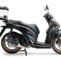 GPR pot echappement compatible avec  Honda SH 125 2020-2023, Pentascooter, Homologué et légal, système d'échappement complet avec catalyseur et db killer amovible 