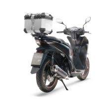 GPR pot echappement compatible avec  Honda SH 125 2020-2023, Pentascooter, Homologué et légal, système d'échappement complet avec catalyseur et db killer amovible 