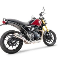 GPR pot echappement compatible avec  Triumph Scrambler 400 X 2023-2025, Ultracone, Échappement légal, homologué,silencieux avec db killer amovible et tuyau de liaison spécifique 