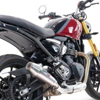 GPR pot echappement compatible avec  Triumph Scrambler 400 X 2023-2025, Ultracone, Échappement légal, homologué,silencieux avec db killer amovible et tuyau de liaison spécifique 