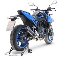 GPR pot echappement compatible avec  Suzuki Gsx-8R 2022-2024, GP Evo4 Poppy, Homologué et légal, système d'échappement complet avec catalyseur et db killer amovible 