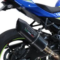 GPR pot echappement compatible avec  Suzuki Gsx-R 1000 - 1000 R  2021-2024, Furore Nero, Pot échappement racing, avec les tuyaux de liaison, article sans homologation 