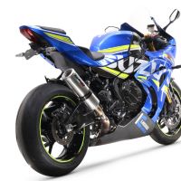 GPR pot echappement compatible avec  Suzuki Gsx-R 1000 - 1000 R  2021-2024, M3 Inox , Pot échappement racing, avec les tuyaux de liaison, article sans homologation 