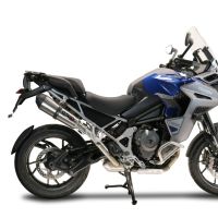 GPR pot echappement compatible avec  Triumph Tiger 1200 Gt - Rally 2022-2024, GP Evo4 Titanium, Échappement légal, homologué,silencieux avec db killer amovible et tuyau de liaison spécifique 