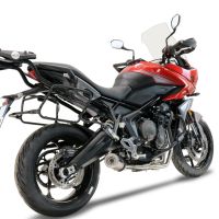 GPR pot echappement compatible avec  Triumph Tiger Sport 660 2022-2024, M3 Titanium Natural, Homologué et légal, système d'échappement complet avec catalyseur et db killer amovible 