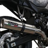 GPR pot echappement compatible avec  Suzuki V-Strom DL650 2017-2020, M3 Inox , Système demi complet homologué,pas légal pour les marchés européens, y compris db killer amovible 