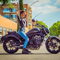 GPR pot echappement compatible avec  Kawasaki Vulcan 650 S 2014-2016, M3 Black Titanium, Homologué et légal, système d'échappement complet avec catalyseur et db killer amovible 