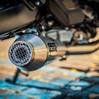 GPR pot echappement compatible avec  Kawasaki Vulcan 650 S 2021-2023, Ultracone, Homologué et légal, système d'échappement complet avec catalyseur et db killer amovible 