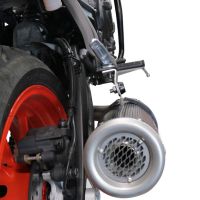 GPR pot echappement compatible avec  Yamaha Mt-07  2021-2024, M3 Poppy , Homologué et légal, système d'échappement complet avec catalyseur et db killer amovible 