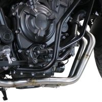 GPR pot echappement compatible avec  Yamaha Xsr 700 2021-2024, Powercone Evo, Homologué et légal, système d'échappement complet avec catalyseur et db killer amovible 