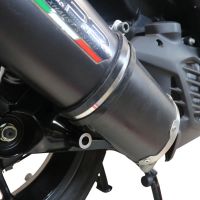 GPR pot echappement compatible avec  Yamaha Aerox 155 VVA 2021-2023, Furore Nero, Pot d'échappement complet racing, compris de collecteur et db killer amovible, sans homologation 