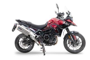 GPR pot echappement compatible avec  Triumph Tiger 900 GT / Pro / Rally Pro 2024-2025, Hyper Sonic Titanium, Échappement légal, homologué,silencieux avec db killer amovible et tuyau de liaison spécifique 