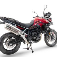 GPR pot echappement compatible avec  Triumph Tiger 900 GT / Pro / Rally Pro 2024-2025, Hyper Sonic Titanium, Échappement légal, homologué,silencieux avec db killer amovible et tuyau de liaison spécifique 