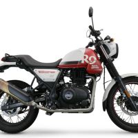 GPR pot echappement compatible avec  Royal Enfield Himalayan 410 2021-2024, Decatalizzatore, Suppresseur de cataliseu, décatalyseurr, article sans homologation 