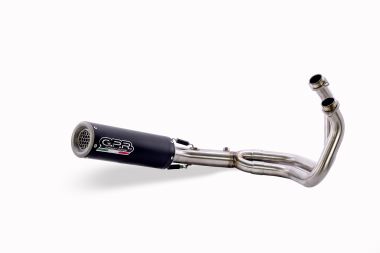 GPR pot echappement compatible avec  Yamaha R7 2021-2024, M3 Black Titanium, Homologué et légal, système d'échappement complet avec catalyseur et db killer amovible 